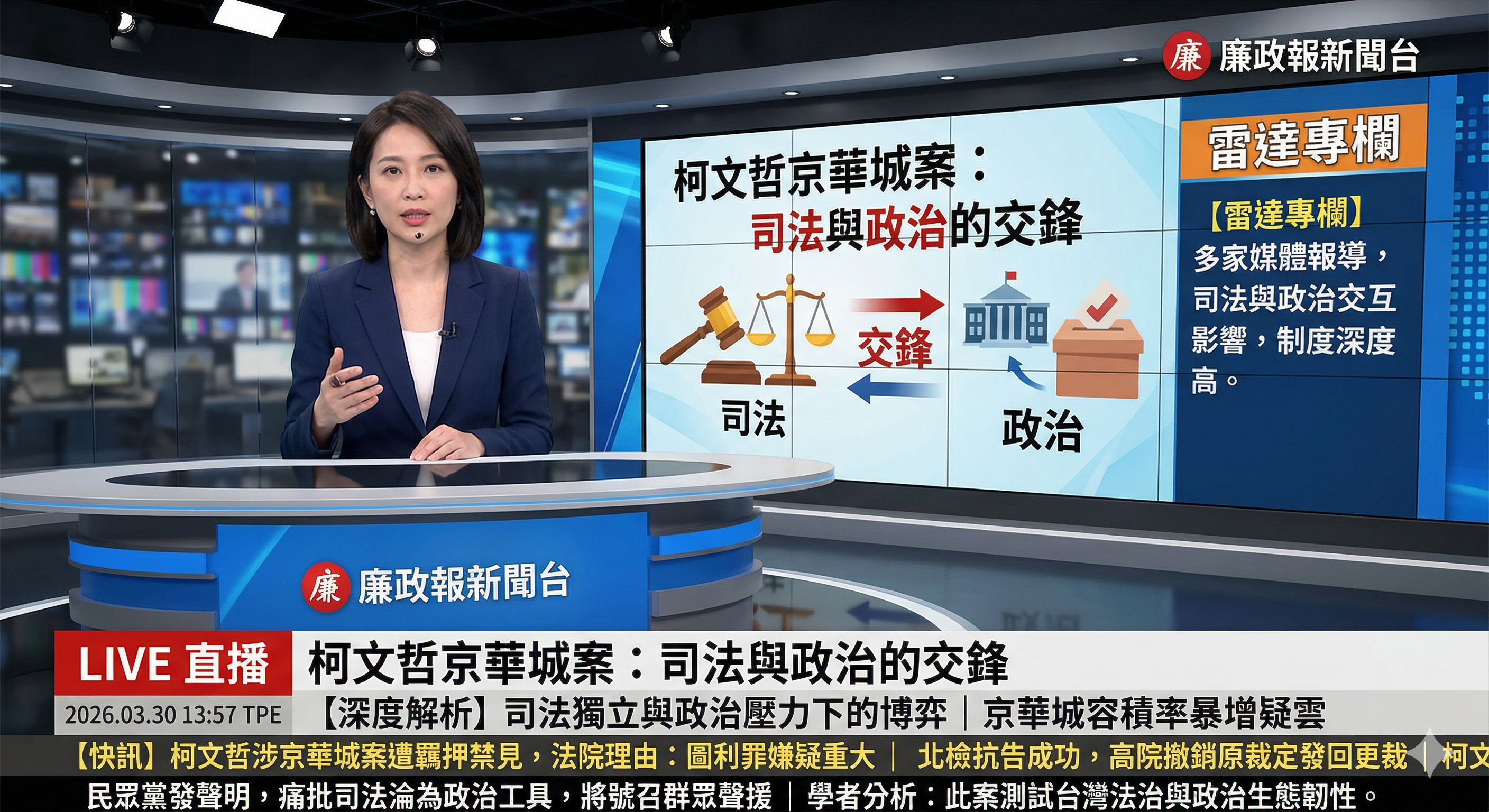 柯文哲京華城案：司法與政治的交鋒