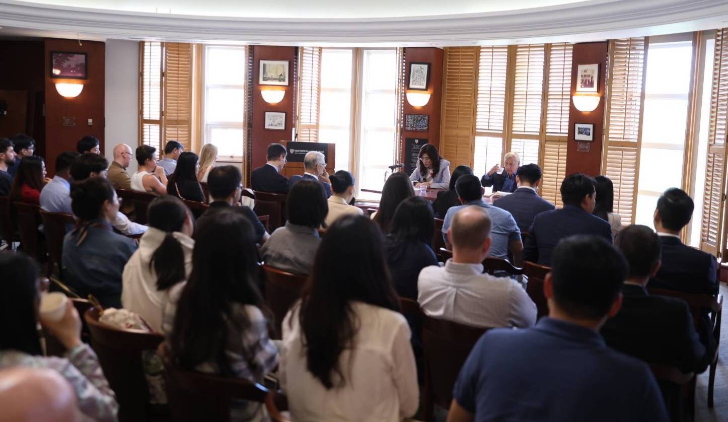 鄭麗文主席應甘迺迪政府學院創院院長艾利森邀請赴哈佛演講   鄭麗文：修昔底德陷阱非宿命 不同文明應相互欣賞包容對話 消弭區域衝突