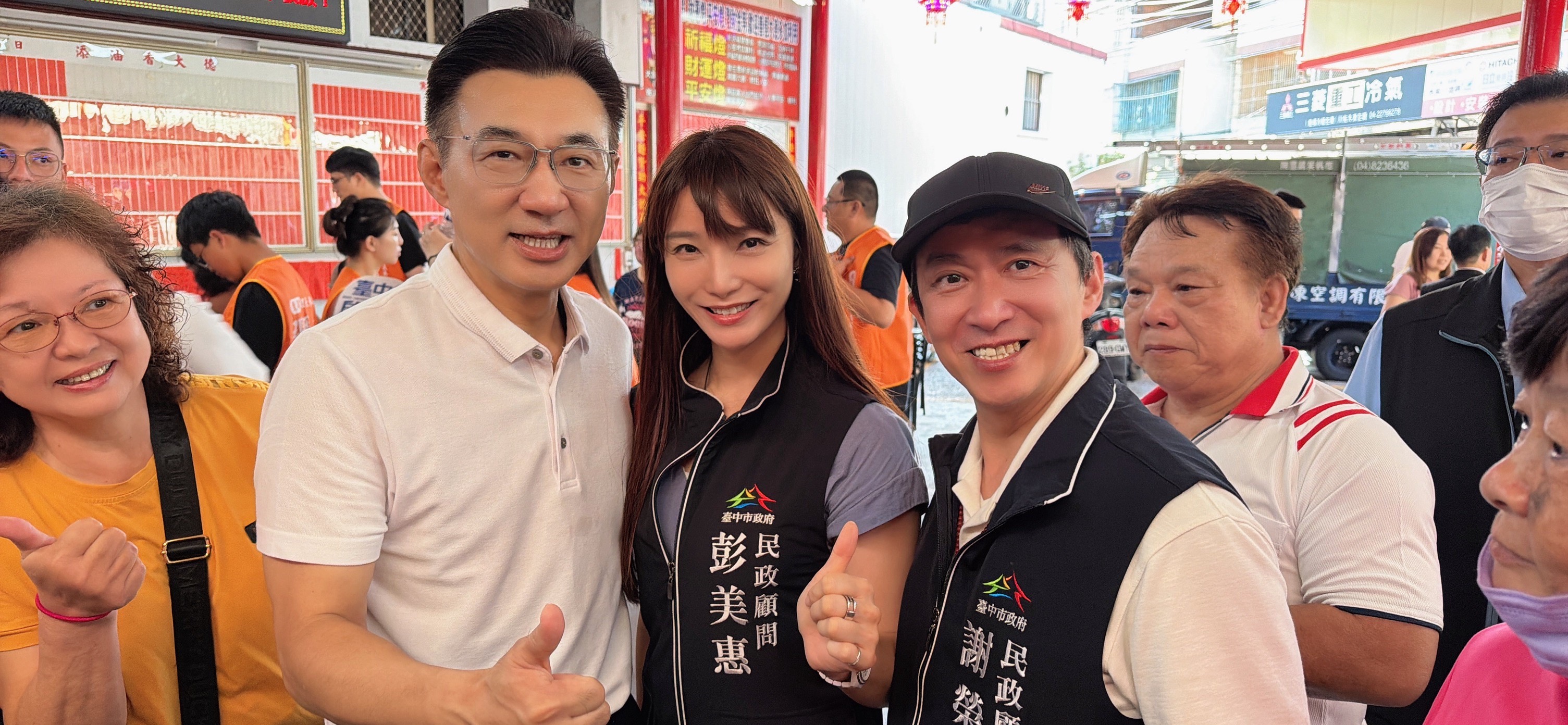 江副院長親民和藹可親。(圖/彭美惠翻攝)