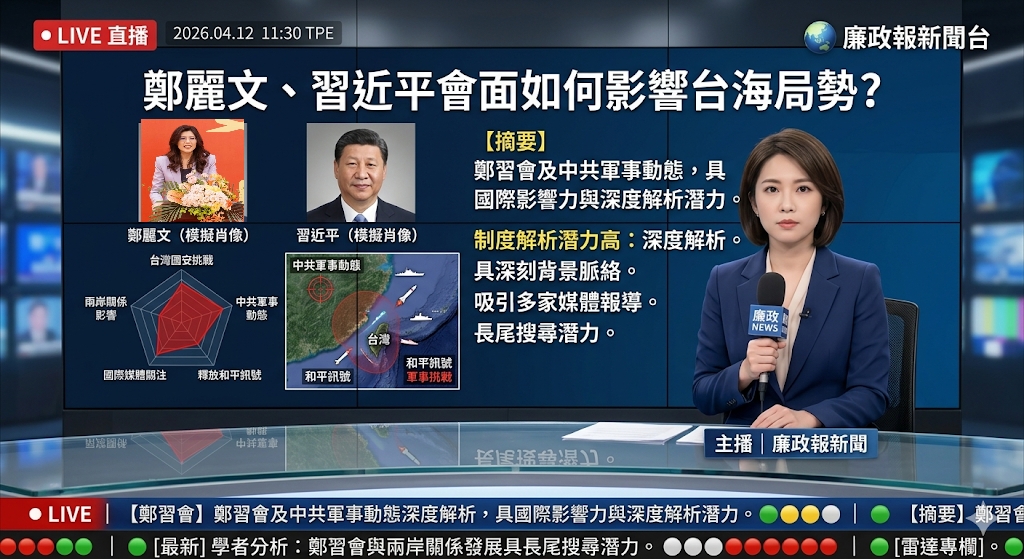 鄭習會如何影響台海局勢