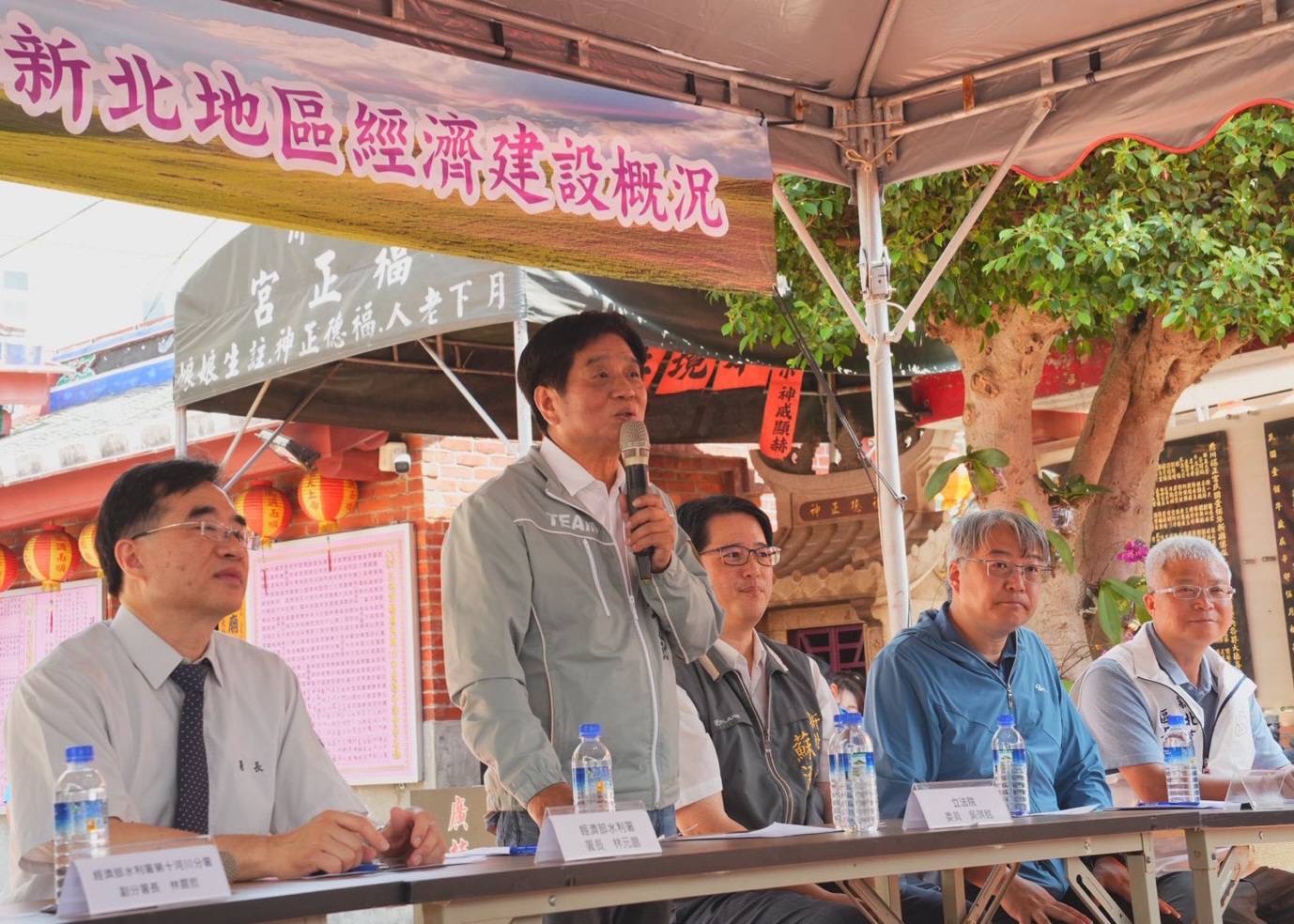 長福橋改建進度突破八成 吳琪銘邀中央現勘：如期如質完工、兼顧防洪與地方發展