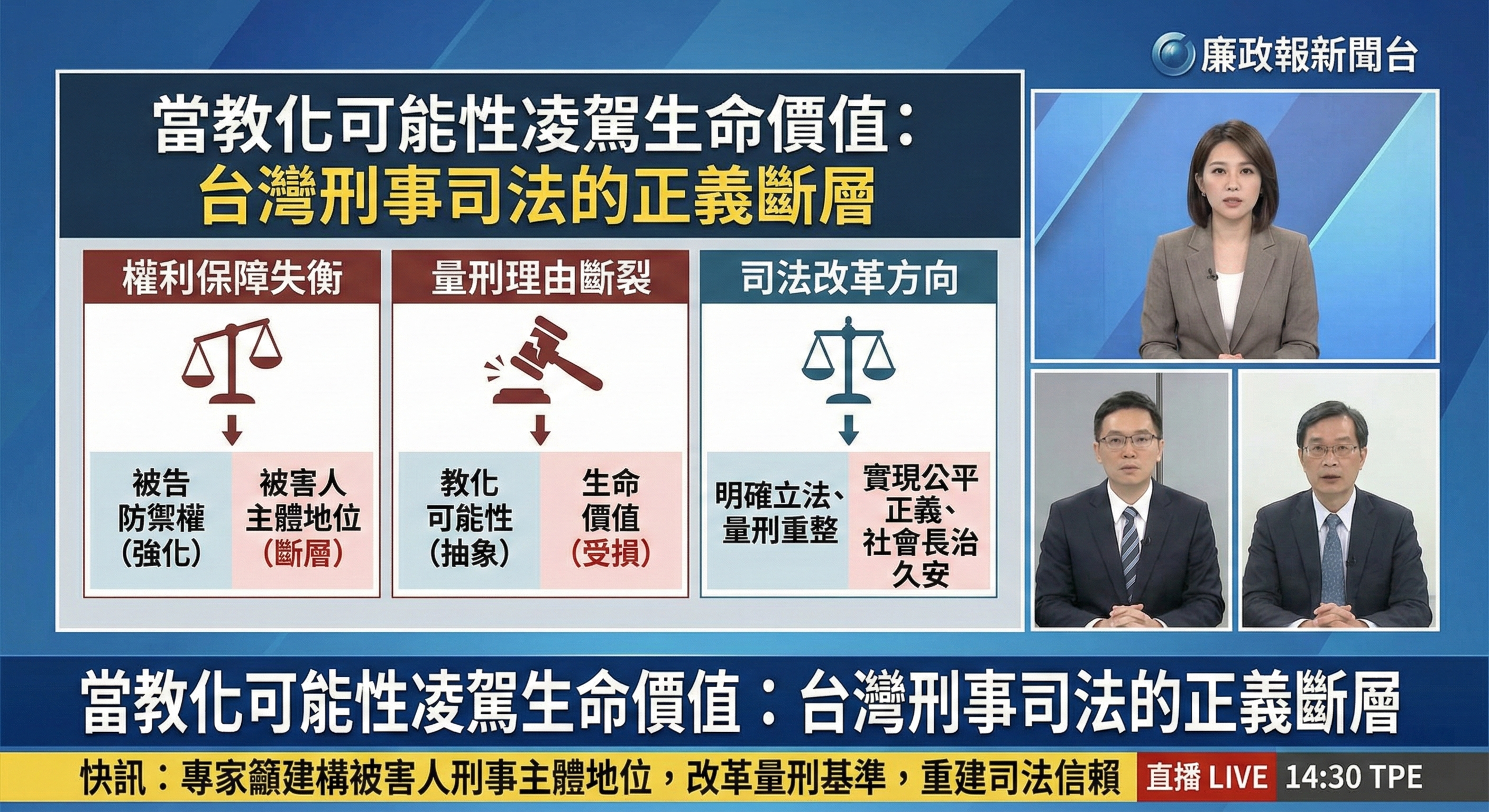 當教化可能性凌駕生命價值：台灣刑事司法的正義斷層