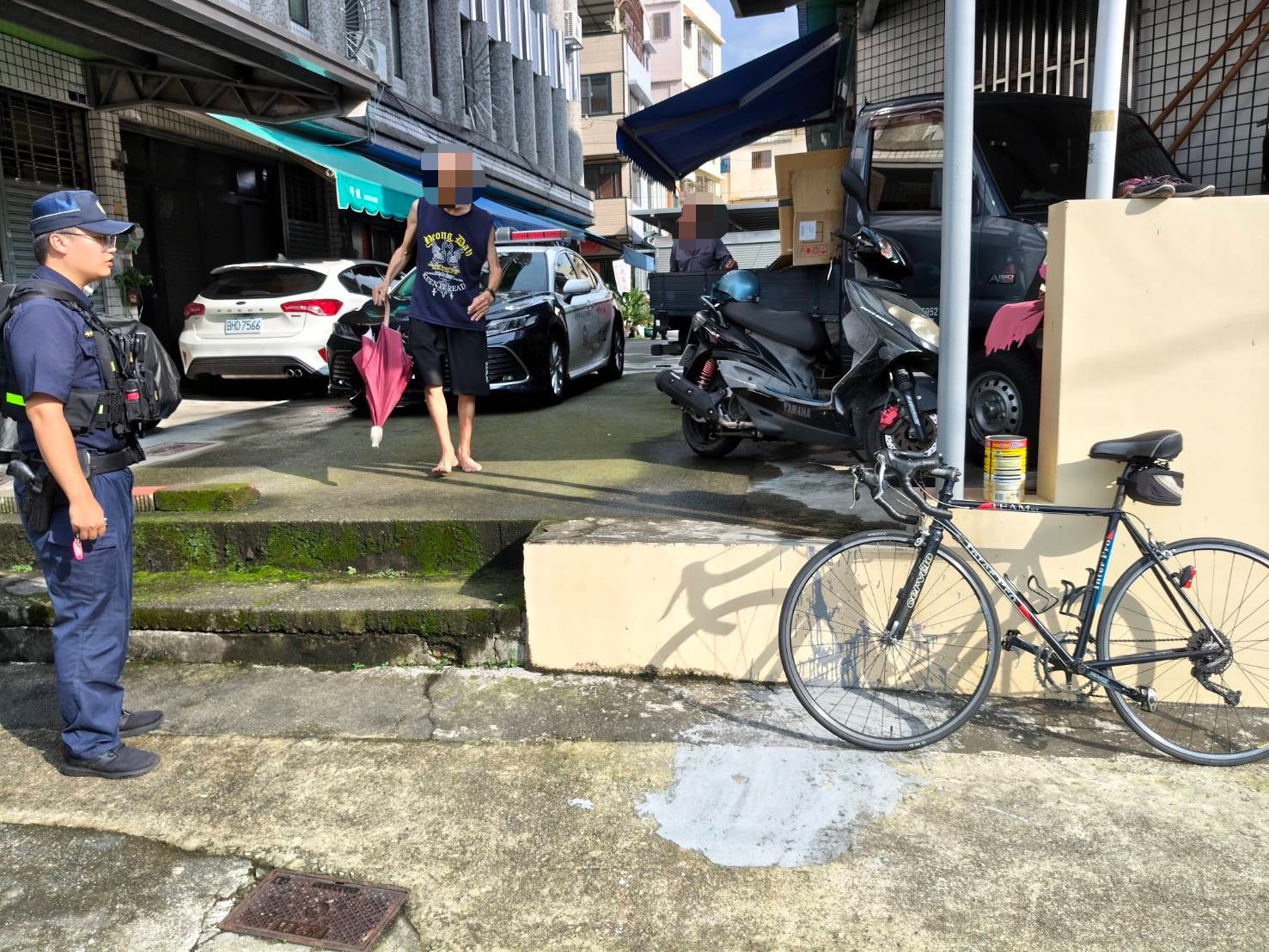 路倒就醫返家驚見愛車不見 東勢警地毯式搜尋16分鐘尋回