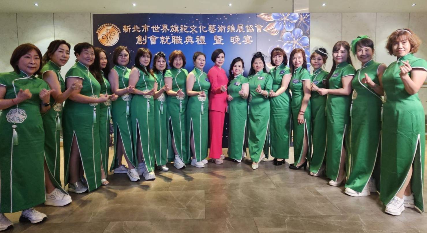 世界總會長張莉緹偕同會員共同參與盛會。（圖/莊育平翻攝）