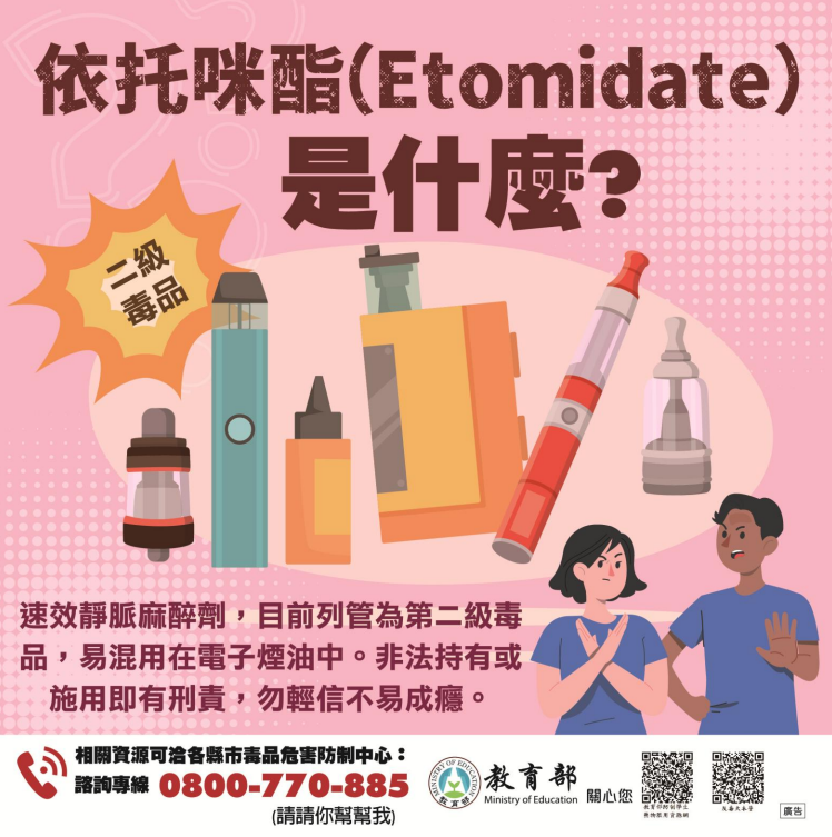 依托咪酯升級為第一級毒品，法務部新規解析