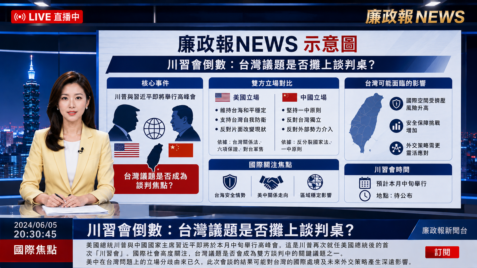 川習會倒數：台灣議題是否攤上談判桌？