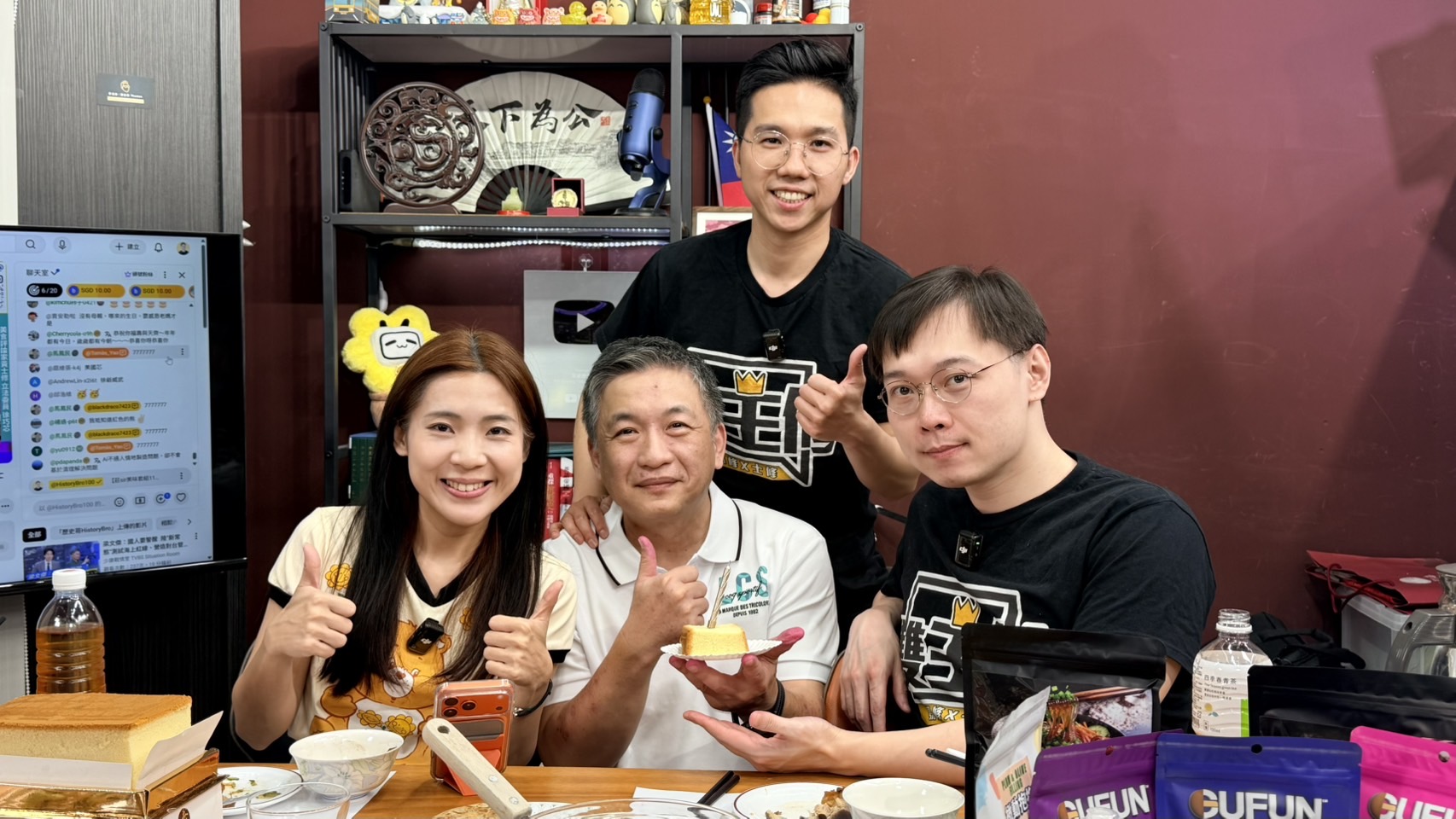 恭賀廉政報副社長莊育平先生 福祿壽具足、生日快樂！

（圖／廉政報提供）