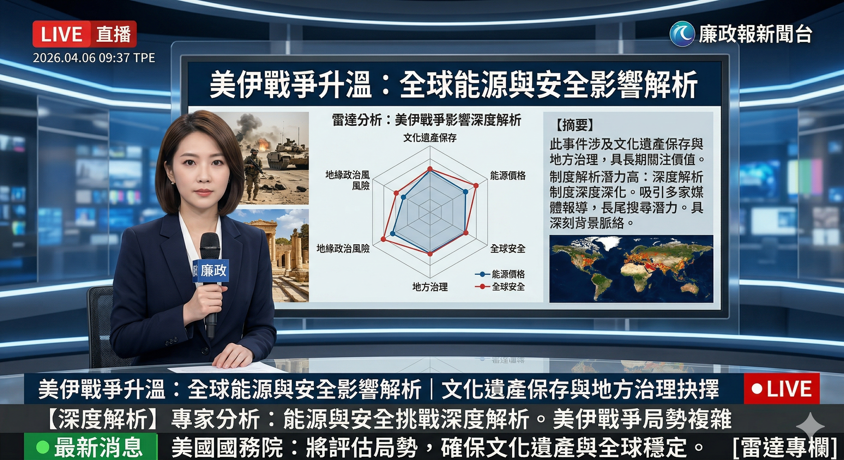 美伊戰爭升溫：全球能源與安全影響解析