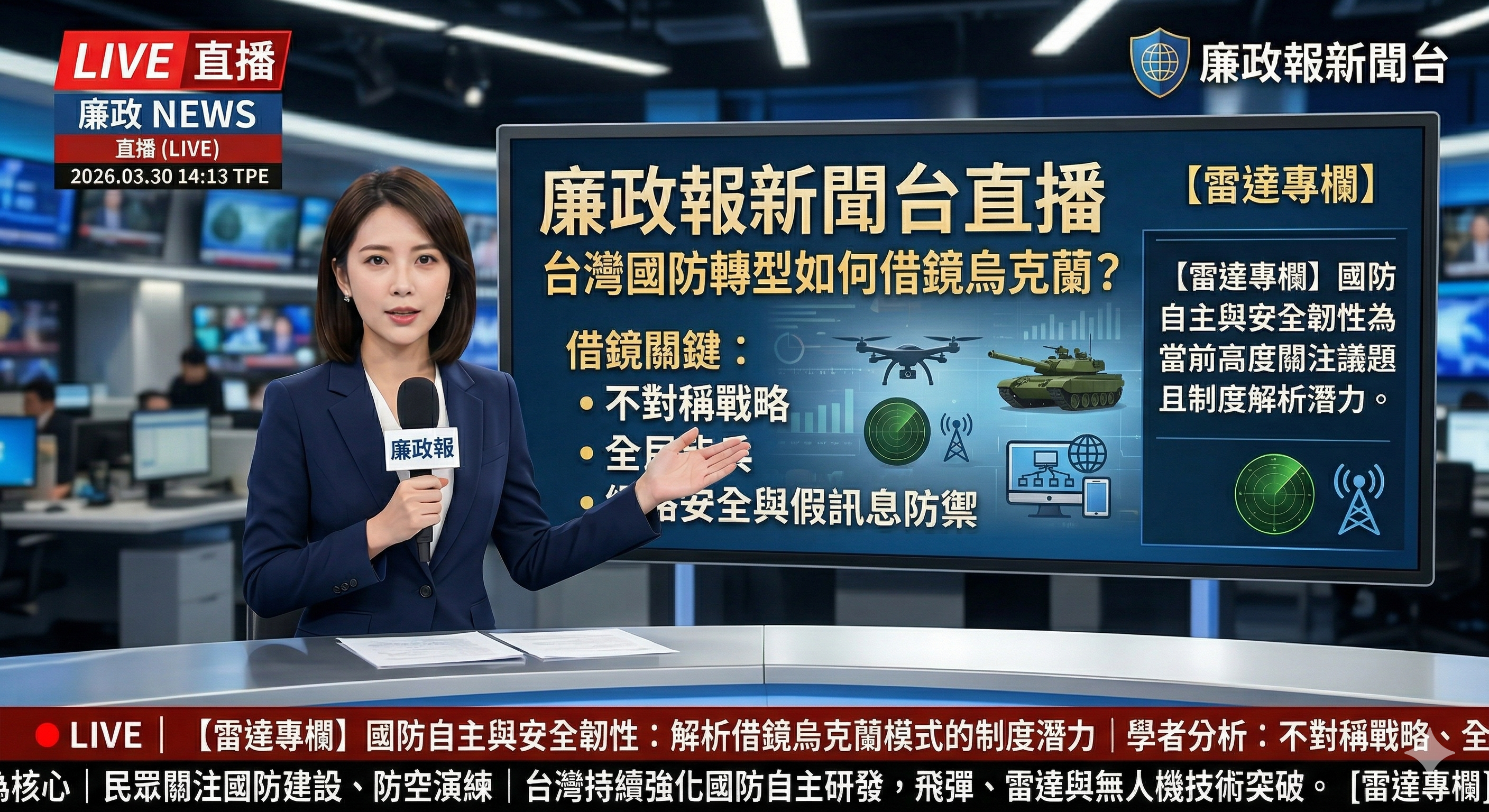 台灣國防轉型如何借鏡烏克蘭？