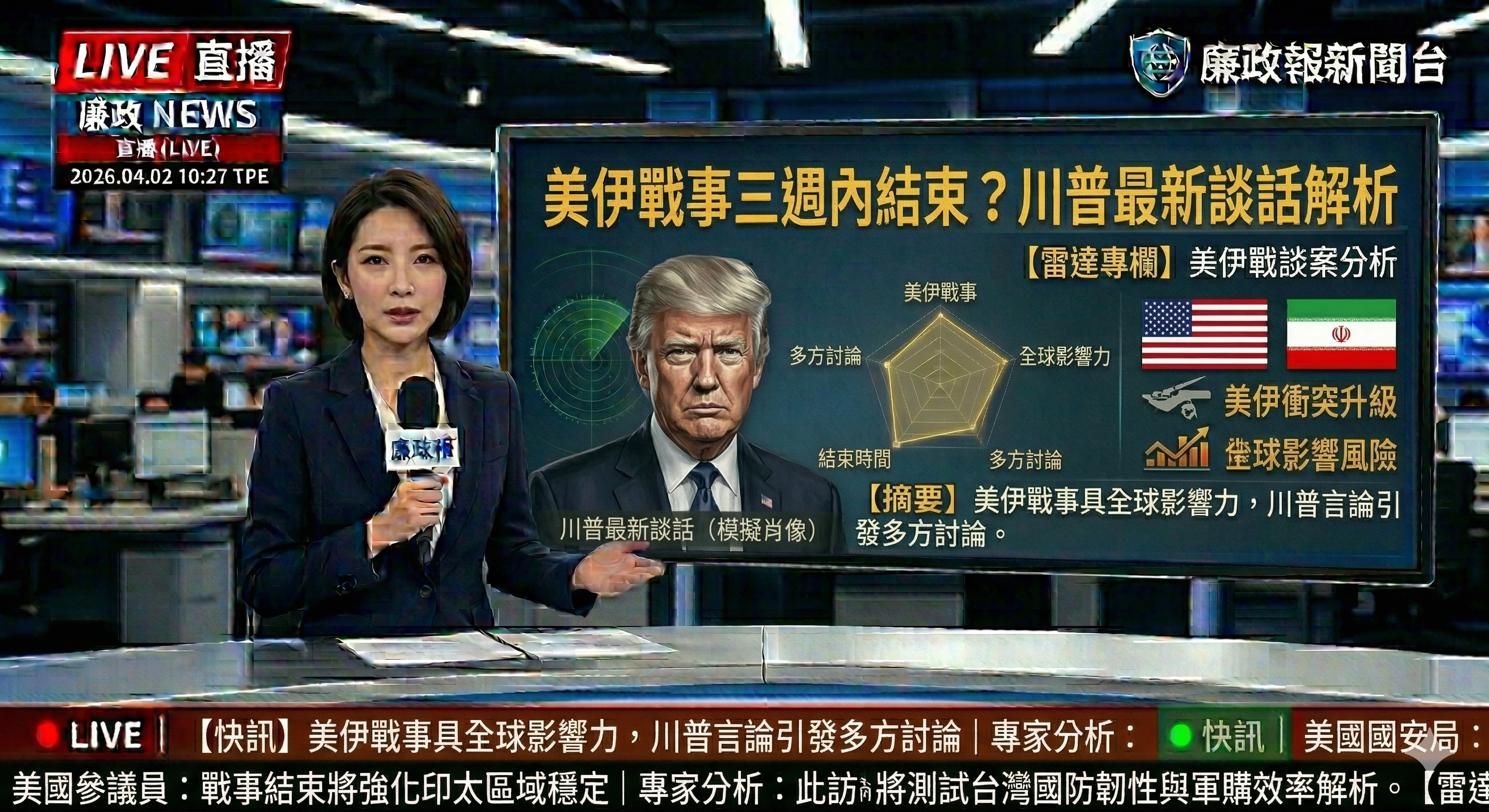 美伊戰事三週內結束？川普最新談話解析