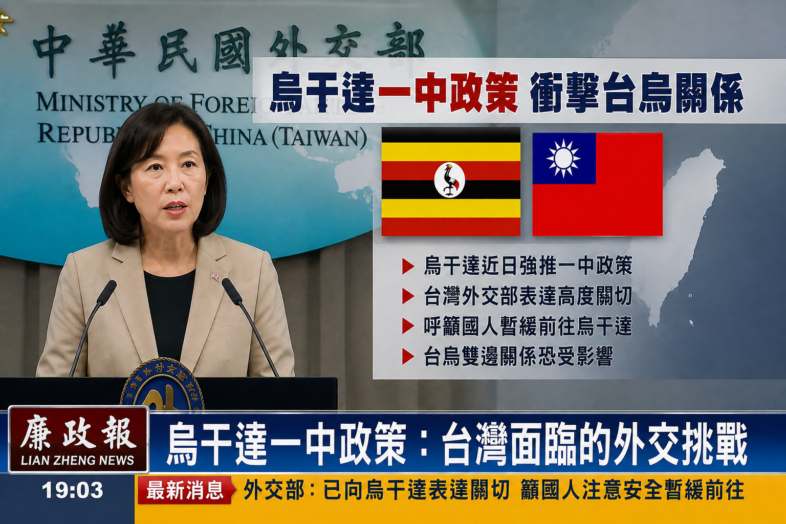 烏干達一中政策對台灣的影響解析