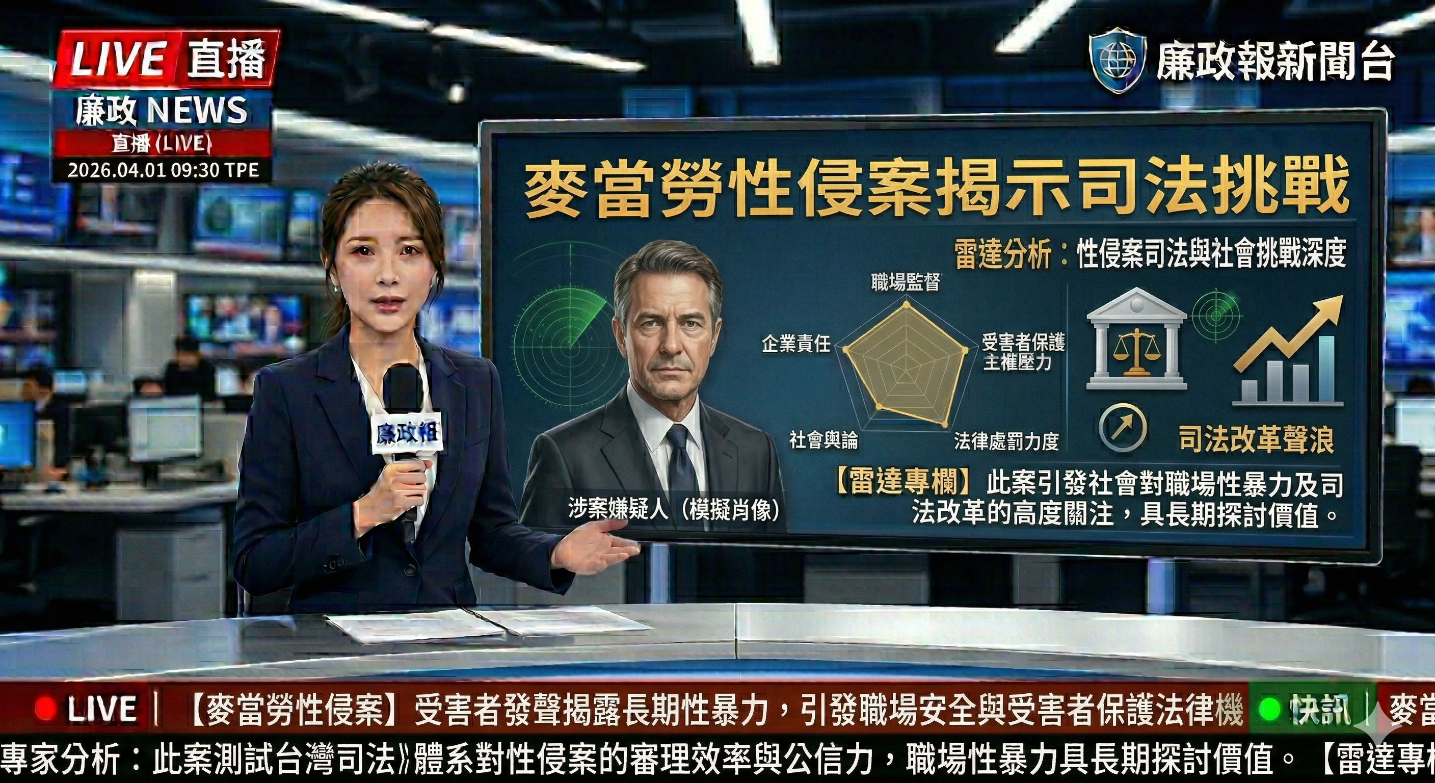 麥當勞性侵案揭示司法挑戰