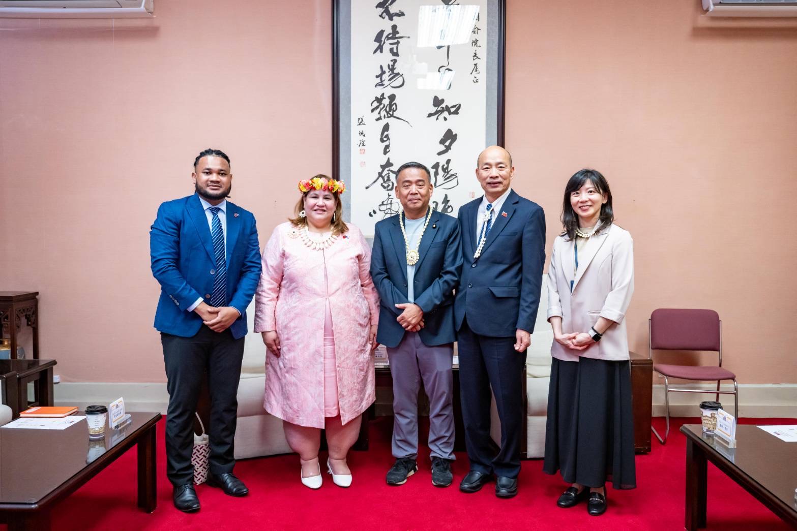 韓國瑜出席航空貨運春酒,肯定物流業撐起台灣經濟命脈。(圖/攝影記者 邱水文 陳俊雄)