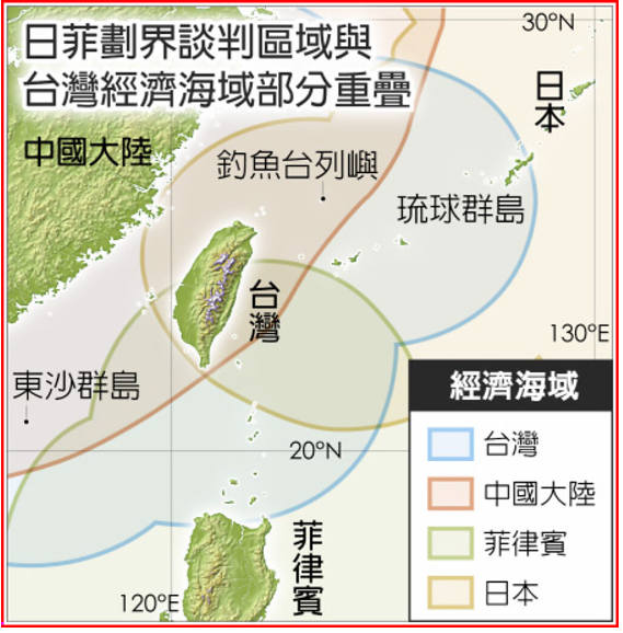 日菲經濟海域談判對台灣的影響